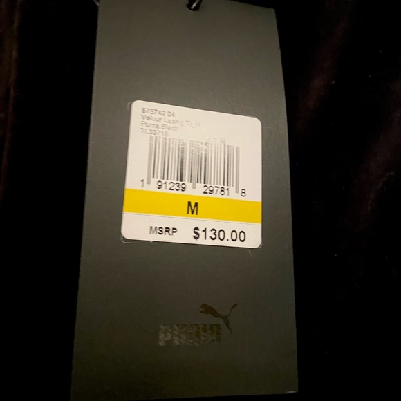 NEW Fenty by PUMA velour lace up leggings - medium. No tags. - Picture 5 of 8